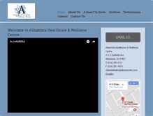 Tablet Screenshot of alhambrahc.com